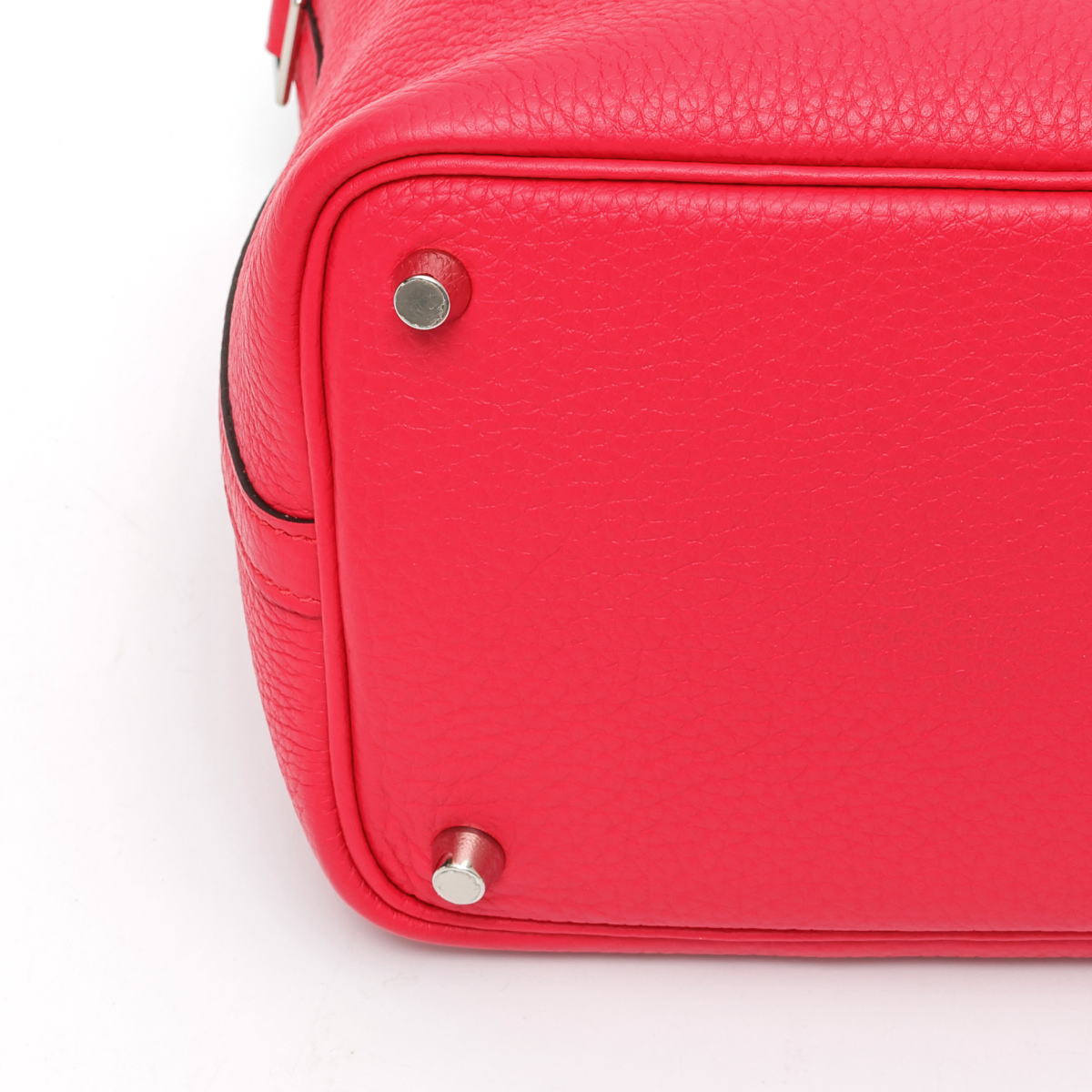 HERMES エルメス ピコタンロック 18 PM エクラ シルバー金具 ハンドバッグ トリヨンクレマンス / ヴォースイフト フランボワーズ / ルージュセリエ - 2520028