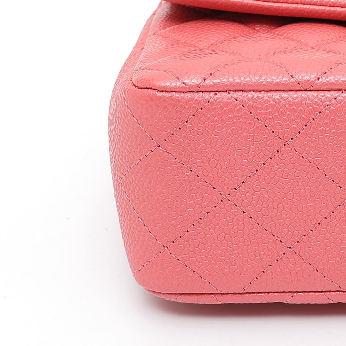 CHANEL シャネル ミニ マトラッセ 20 ゴールド金具 チェーンショルダーバッグ キャビアスキン ピンク A69900 2520029
