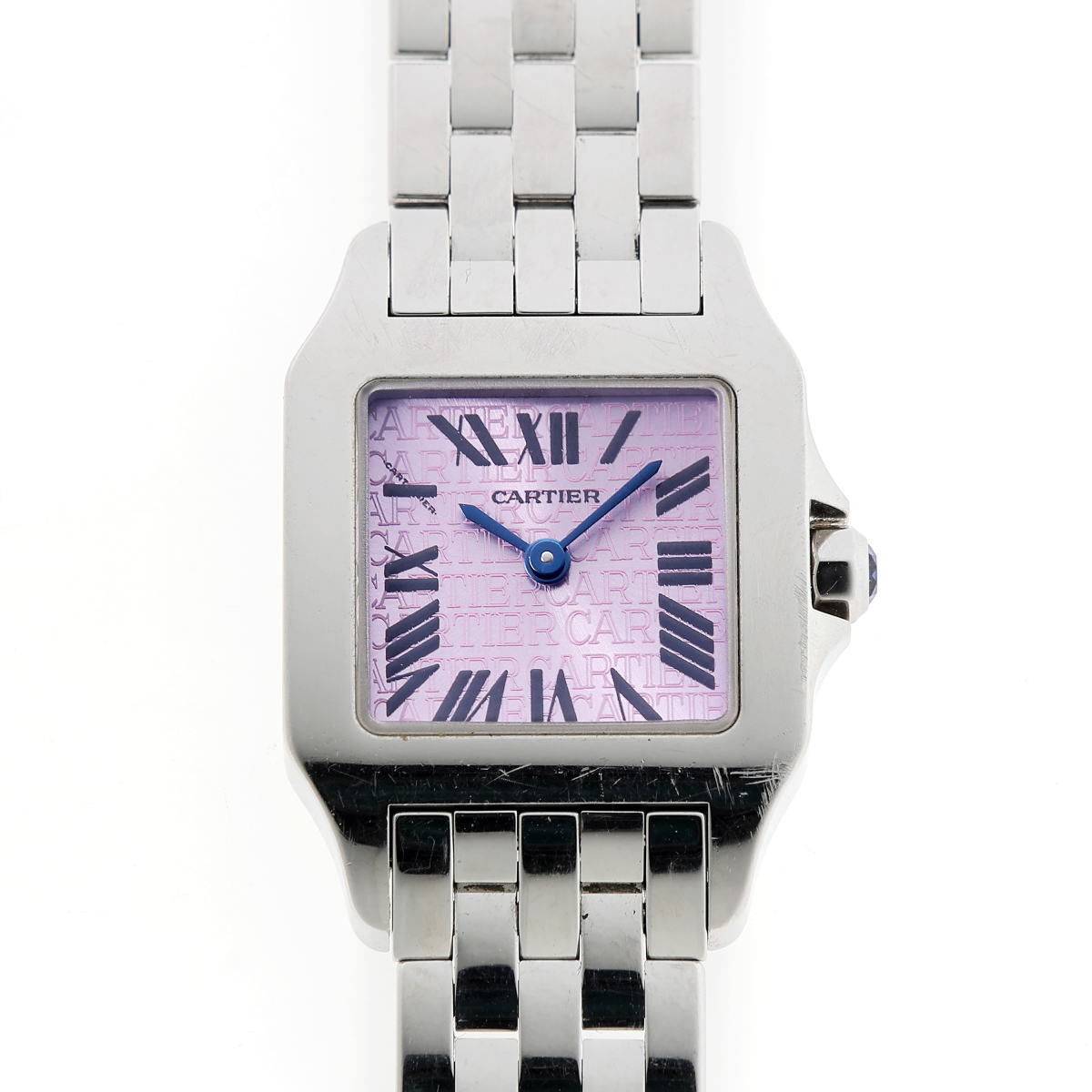 Cartier カルティエ サントスドゥモワゼル SM クォーツ 2008年クリスマス限定 W2510002 SS レディース 時計 2520096