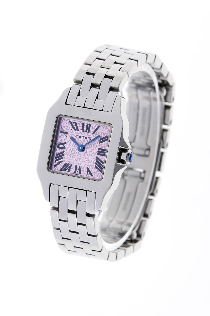 Cartier カルティエ サントスドゥモワゼル SM クォーツ 2008年クリスマス限定 W2510002 SS レディース 時計 2520096