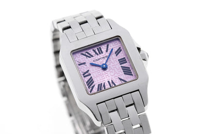 Cartier カルティエ サントスドゥモワゼル SM クォーツ 2008年クリスマス限定 W2510002 SS レディース 時計 2520096