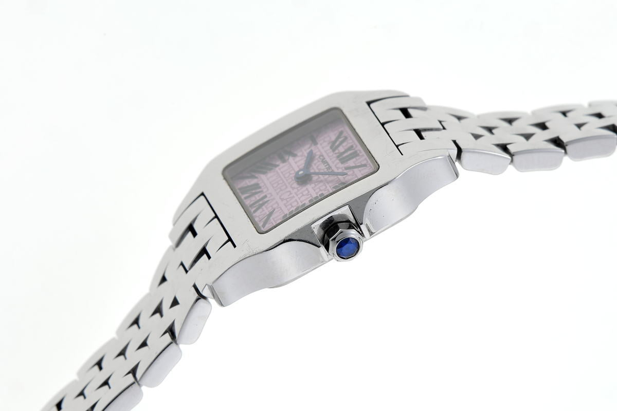 Cartier カルティエ サントスドゥモワゼル SM クォーツ 2008年クリスマス限定 W2510002 SS レディース 時計 2520096