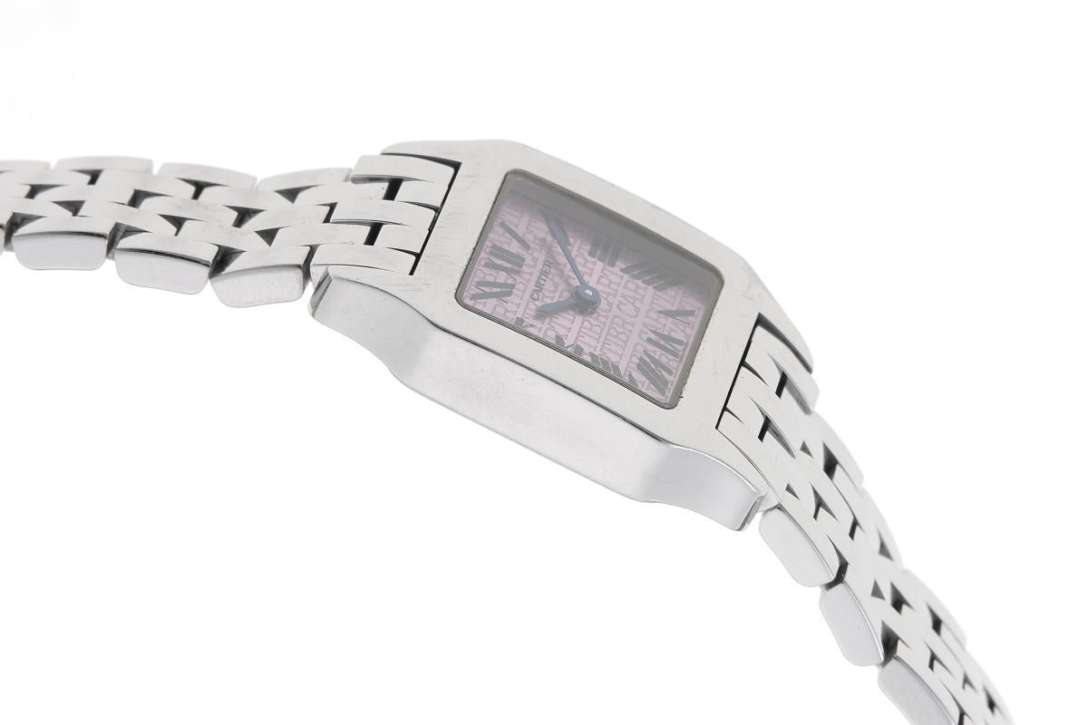 Cartier カルティエ サントスドゥモワゼル SM クォーツ 2008年クリスマス限定 W2510002 SS レディース 時計 2520096