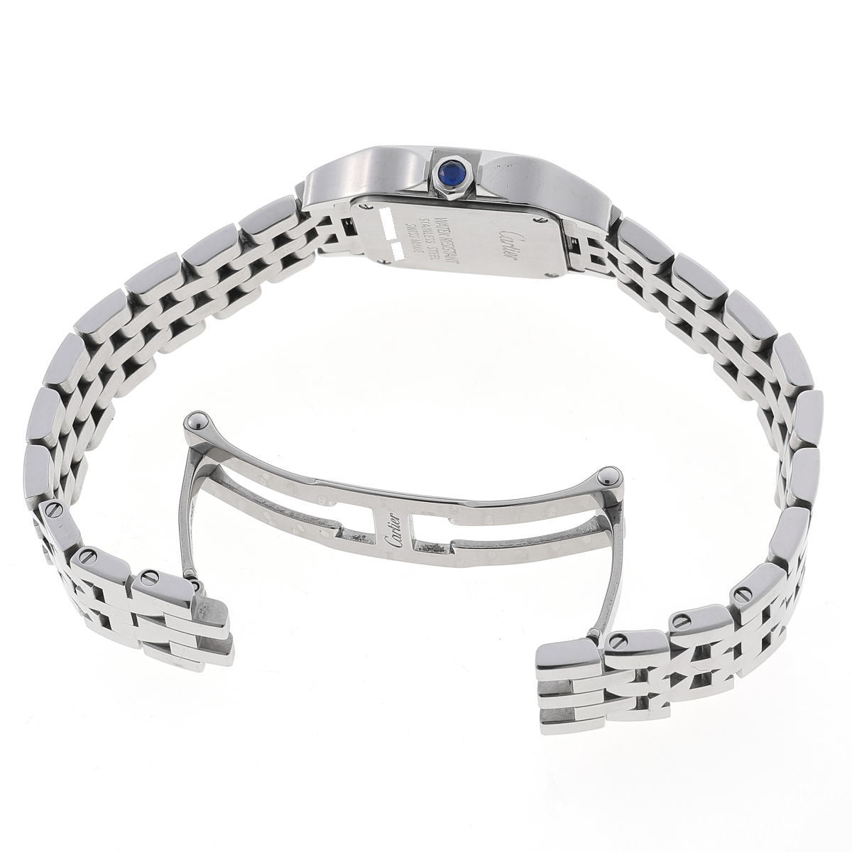 Cartier カルティエ サントスドゥモワゼル SM クォーツ 2008年クリスマス限定 W2510002 SS レディース 時計 2520096