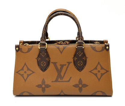 Louis Vuitton ルイヴィトン オンザゴー EW 2WAY ハンドバッグ モノグラム・リバース ブラウン M46653 2600128