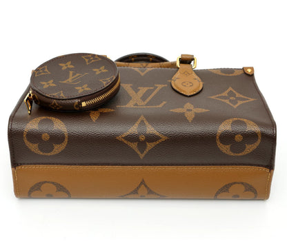 Louis Vuitton ルイヴィトン オンザゴー EW 2WAY ハンドバッグ モノグラム・リバース ブラウン M46653 2600128