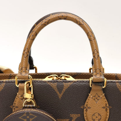 Louis Vuitton ルイヴィトン オンザゴー EW 2WAY ハンドバッグ モノグラム・リバース ブラウン M46653 2600128