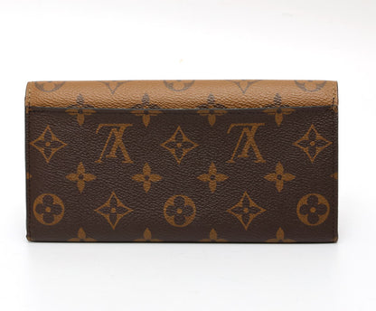 Louis Vuitton ルイヴィトン ポルトフォイユ・エミリー フラップ長財布 M82157 モノグラム・リバース　ブラウン 2600132