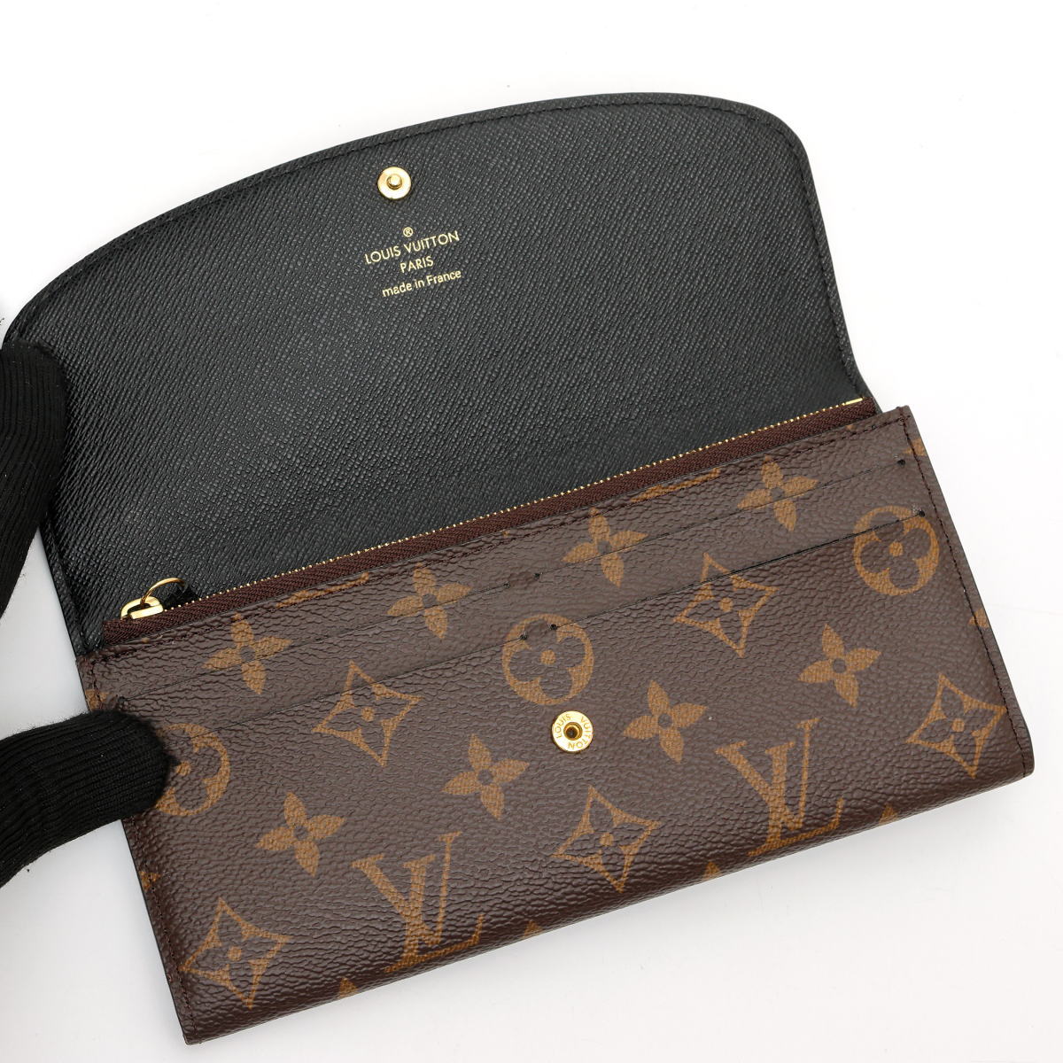 Louis Vuitton ルイヴィトン ポルトフォイユ・エミリー フラップ長財布 M82157 モノグラム・リバース　ブラウン 2600132