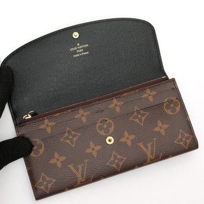 Louis Vuitton ルイヴィトン ポルトフォイユ・エミリー フラップ長財布 M82157 モノグラム・リバース　ブラウン 2600132