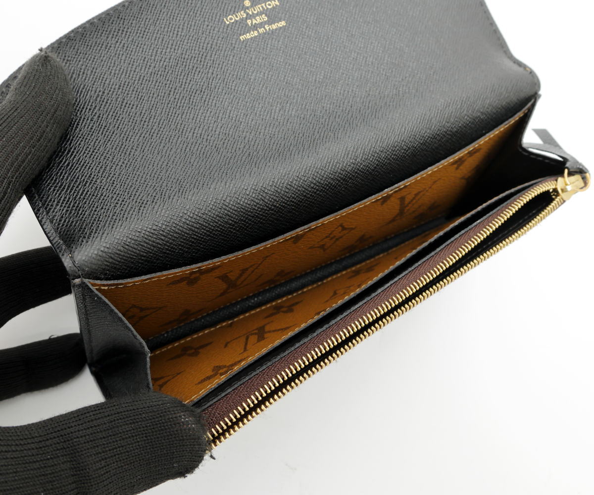 Louis Vuitton ルイヴィトン ポルトフォイユ・エミリー フラップ長財布 M82157 モノグラム・リバース　ブラウン 2600132