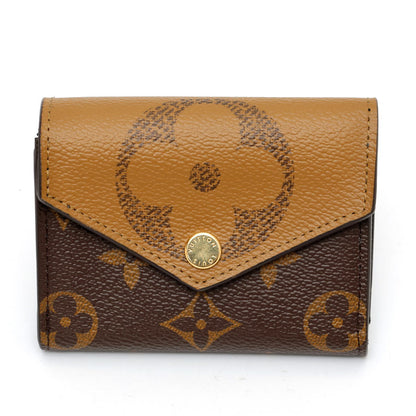 Louis Vuitton ルイヴィトン ポルトフォイユ・ゾエ コンパクトウォレット M80725 モノグラム・リバース　ブラウン 2600154
