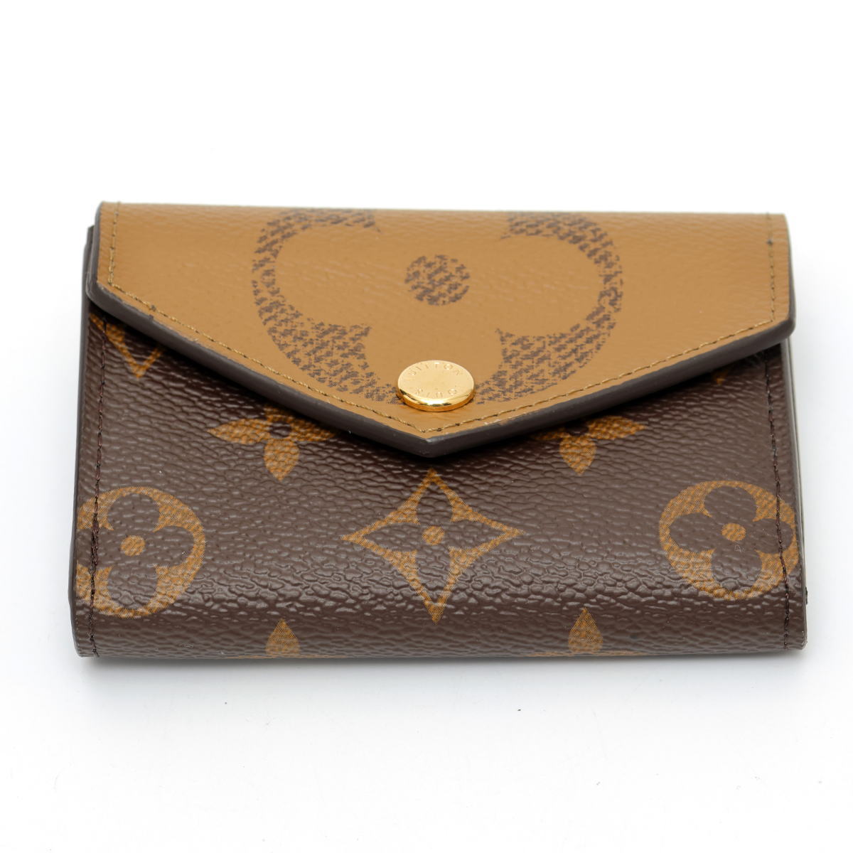 Louis Vuitton ルイヴィトン ポルトフォイユ・ゾエ コンパクトウォレット M80725 モノグラム・リバース　ブラウン 2600154
