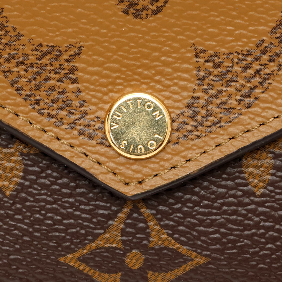 Louis Vuitton ルイヴィトン ポルトフォイユ・ゾエ コンパクトウォレット M80725 モノグラム・リバース　ブラウン 2600154