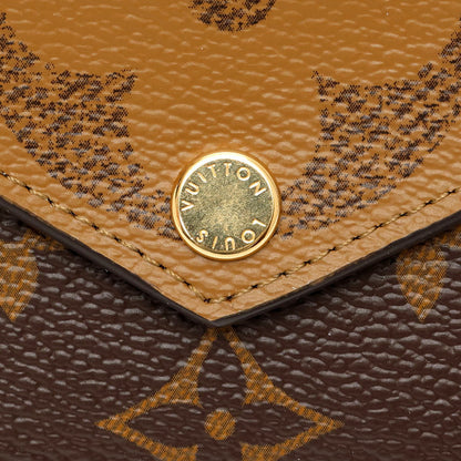 Louis Vuitton ルイヴィトン ポルトフォイユ・ゾエ コンパクトウォレット M80725 モノグラム・リバース　ブラウン 2600154