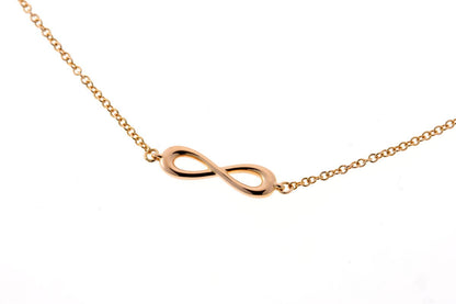 Tiffany & Co. ティファニー インフィニティ エンドレス 6モチーフ ネックレス - ピンクゴールド 750PG 2610003