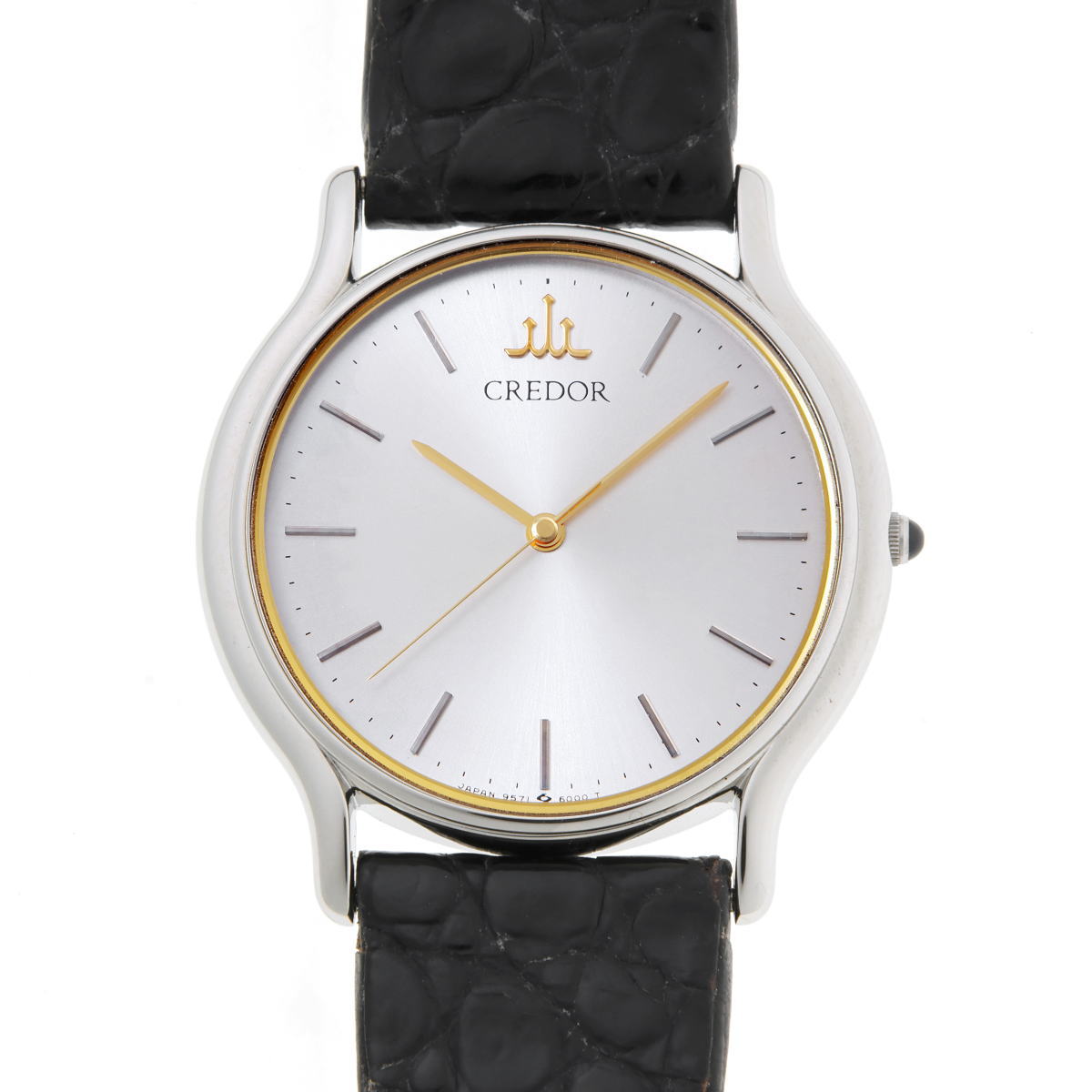 SEIKO セイコー クレドール クォーツ 9571-6000 SS メンズ 時計 2610008