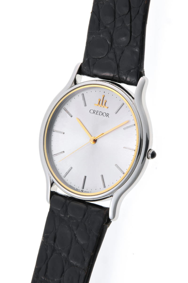 SEIKO セイコー クレドール クォーツ 9571-6000 SS メンズ 時計 2610008