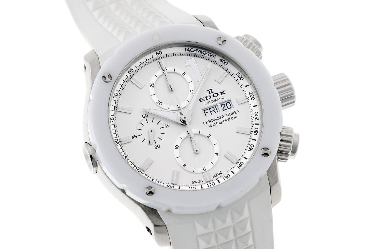 EDOX エドックス クロノオフショア1 クロノグラフ デイデイト オートマチック 01122-3B1-BIN1-S SS / CE メンズ 時計 2610011