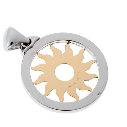 BVLGARI ブルガリ トンド サン ラージ ペンダント   イエローゴールド / ステンレススチール 750YG / SS 2610013