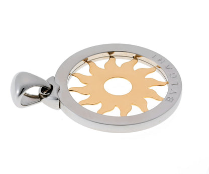 BVLGARI ブルガリ トンド サン ラージ ペンダント   イエローゴールド / ステンレススチール 750YG / SS 2610013