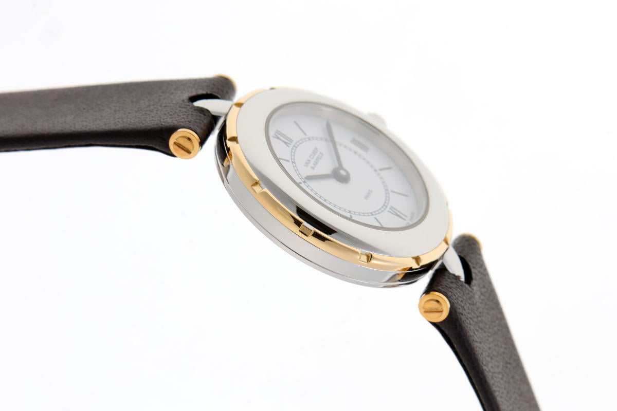 Van Cleef & Arpels ヴァンクリーフ＆アーペル ラ・コレクション クォーツ 43607 SS / YG メンズ 時計 2610014