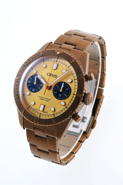 ORIS オリス ダイバーズ ヘルシュタイン 2020 オートマチック 01 771 7744 3182 ブロンズ メンズ 時計 2610016