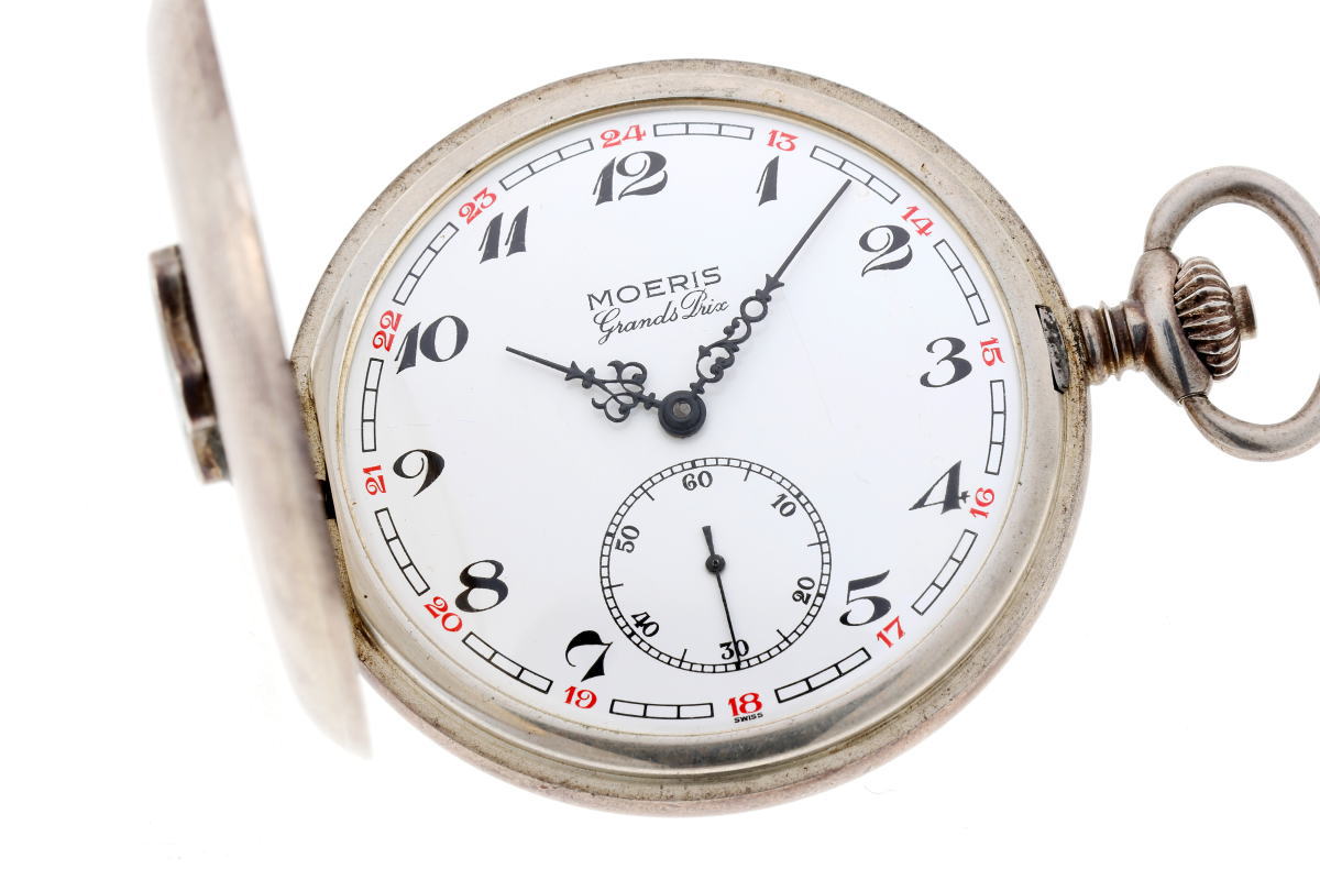 MOERIS モーリス ポケットウォッチ スモールセコンド 手巻 Cal.6498 - SV925 メンズ 時計 2610026