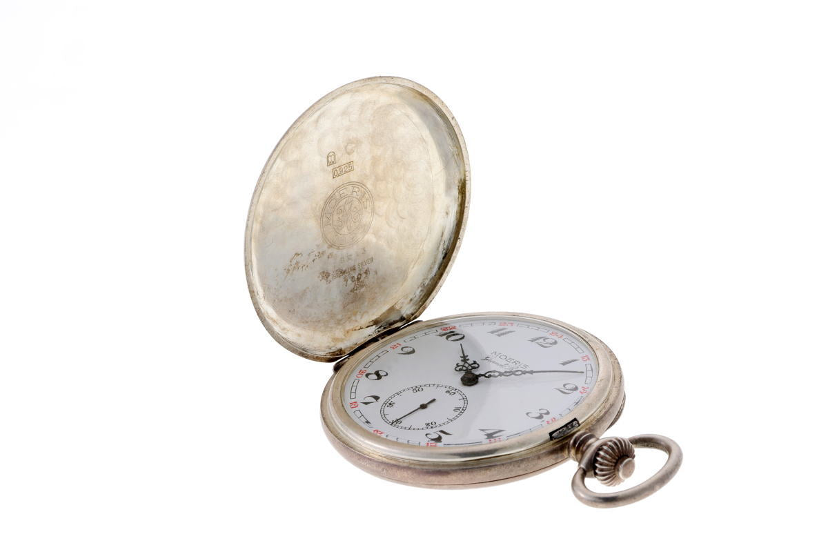 MOERIS モーリス ポケットウォッチ スモールセコンド 手巻 Cal.6498 - SV925 メンズ 時計 2610026