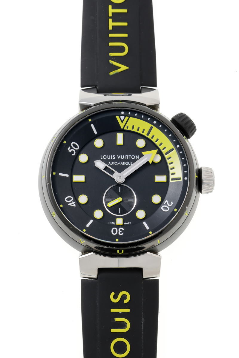 Louis Vuitton ルイヴィトン タンブール ストリートダイバー オートマチック QA122Z SS メンズ 時計 2610027