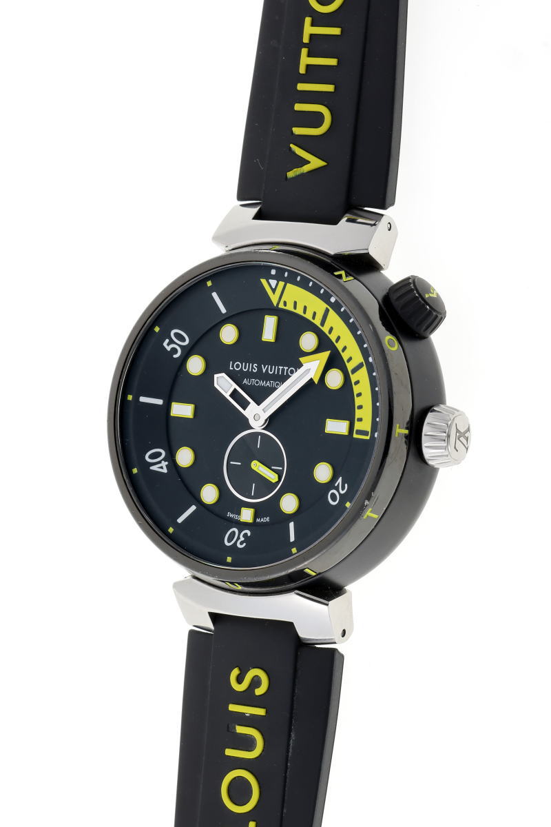 Louis Vuitton ルイヴィトン タンブール ストリートダイバー オートマチック QA122Z SS メンズ 時計 2610027