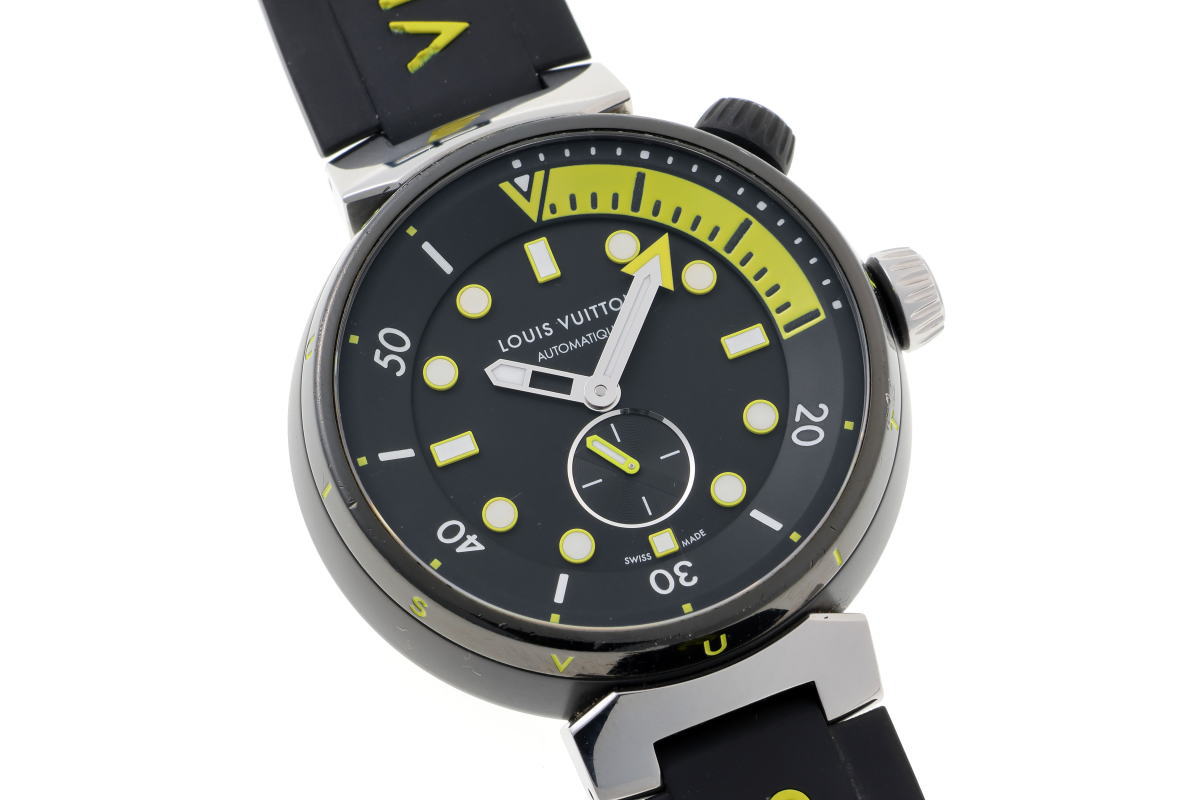 Louis Vuitton ルイヴィトン タンブール ストリートダイバー オートマチック QA122Z SS メンズ 時計 2610027