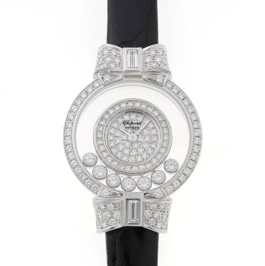 Chopard ショパール ハッピーダイヤモンド リボン ウォッチ  クォーツ 20/5020 750WG レディース 時計 2610028