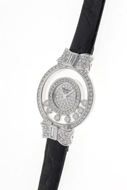 Chopard ショパール ハッピーダイヤモンド リボン ウォッチ  クォーツ 20/5020 750WG レディース 時計 2610028
