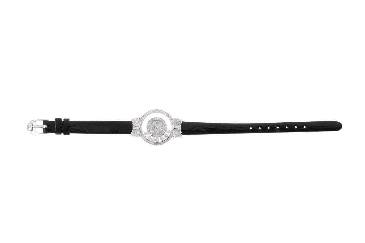 Chopard ショパール ハッピーダイヤモンド リボン ウォッチ  クォーツ 20/5020 750WG レディース 時計 2610028