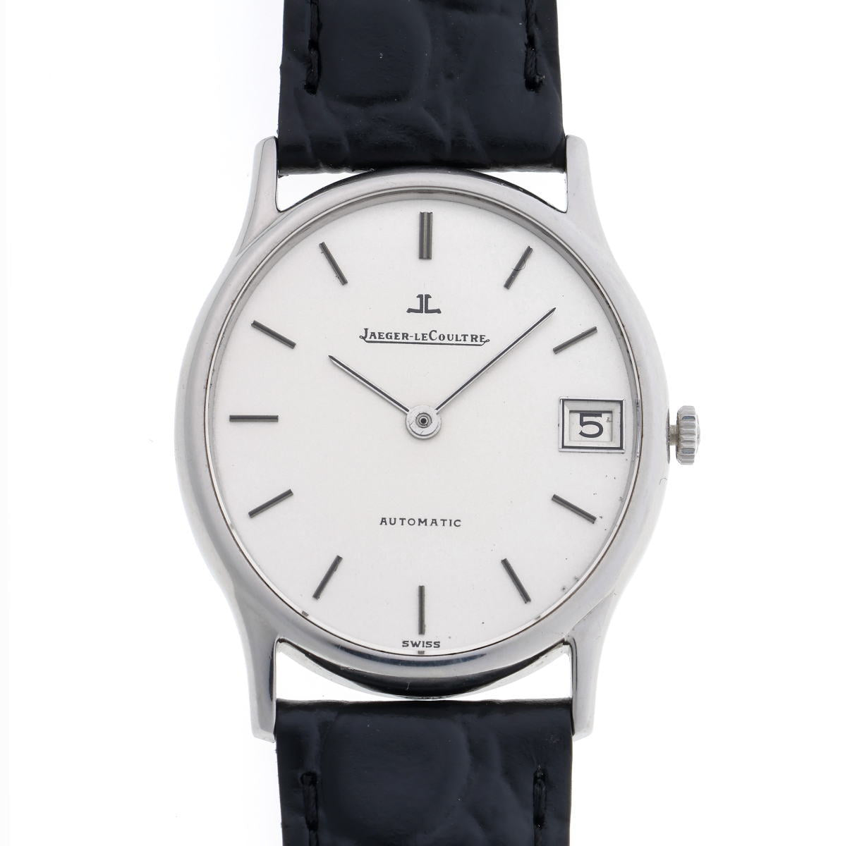 JAEGER-LECOULTRE ジャガールクルト ヴィンテージ オーバルウォッチ オートマチック Cal.900 5002.42 SS メンズ 時計 2610039