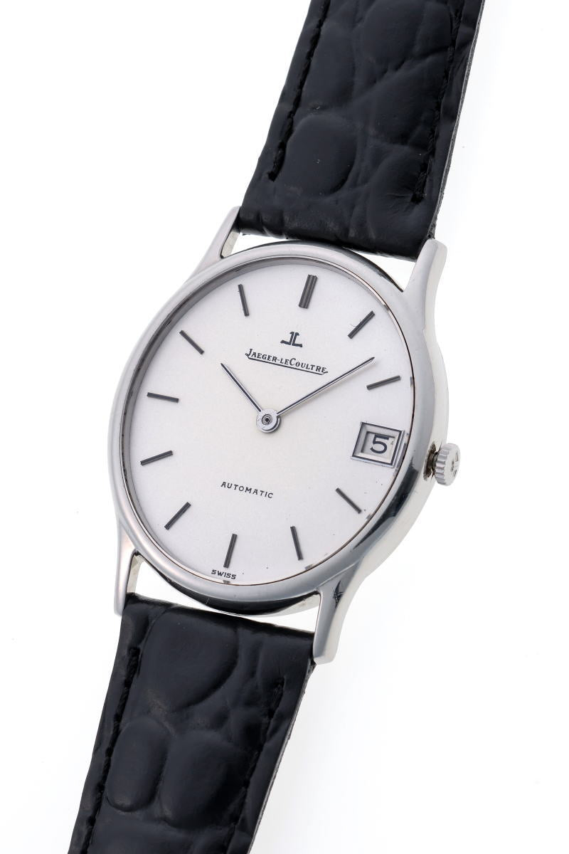 JAEGER-LECOULTRE ジャガールクルト ヴィンテージ オーバルウォッチ オートマチック Cal.900 5002.42 SS メンズ 時計 2610039