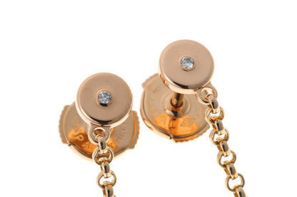 HERMES エルメス ガンバード ダイヤ ピアス - ピンクゴールド 750PG 2610042