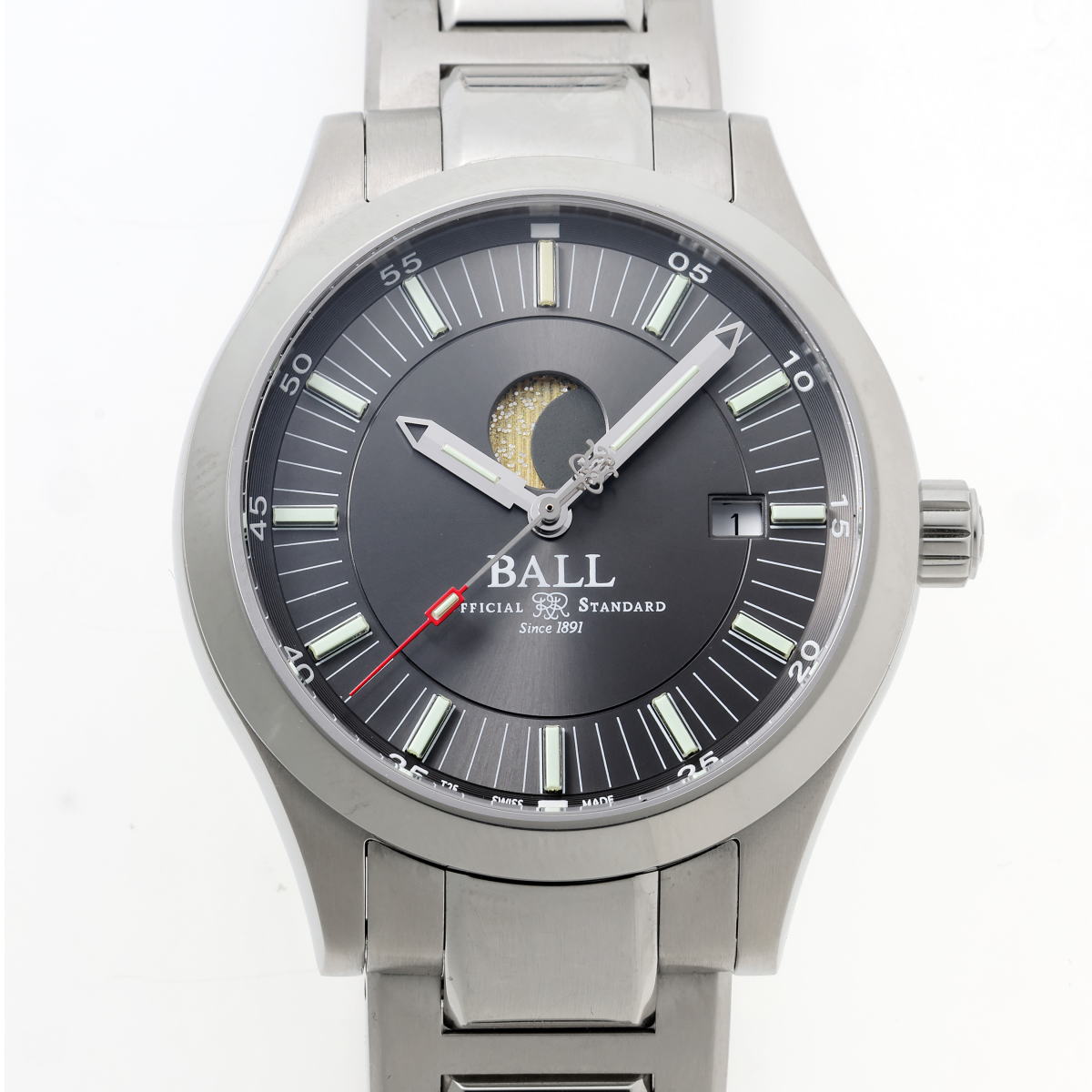 BALL ボールウォッチ エンジニアII ムーンフェイズ オートマチック NM2282C-SJ-GY SS メンズ 時計 2610045