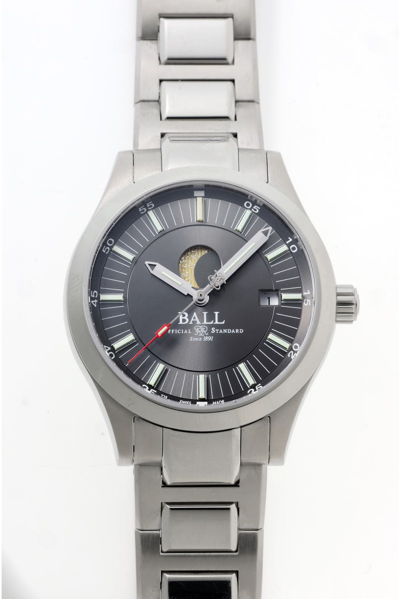 BALL ボールウォッチ エンジニアII ムーンフェイズ オートマチック NM2282C-SJ-GY SS メンズ 時計 2610045