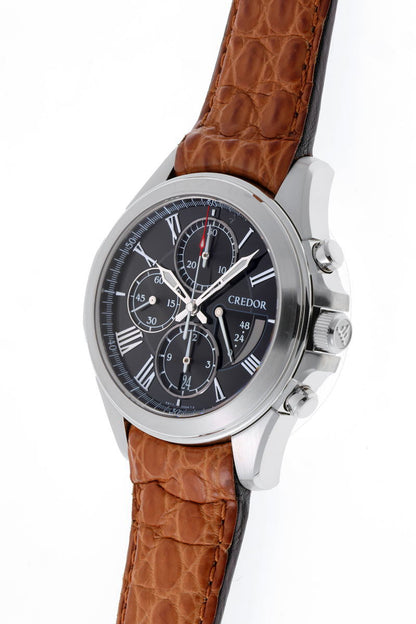 SEIKO セイコー クレドール パシフィーク クロノグラフ オートマチック GCBK987 / 6S77-00B0 SS メンズ 時計 2610052