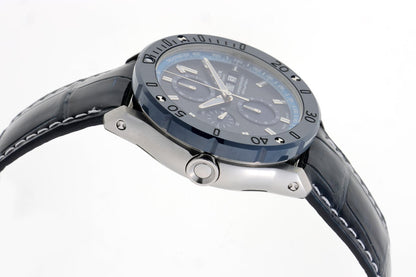 EDOX エドックス クロノオフショア1 クロノグラフ デイデイト オートマチック ※難あり 01122-3BU3-BUIN3-L SS / CE メンズ 時計 2610053