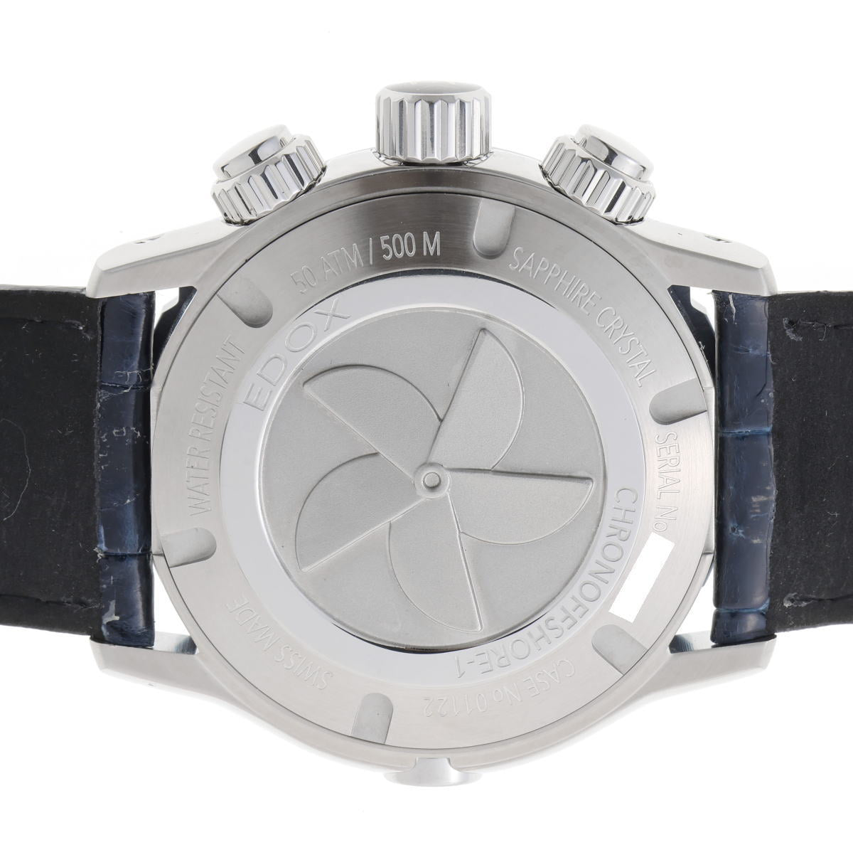 EDOX エドックス クロノオフショア1 クロノグラフ デイデイト オートマチック ※難あり 01122-3BU3-BUIN3-L SS / CE メンズ 時計 2610053