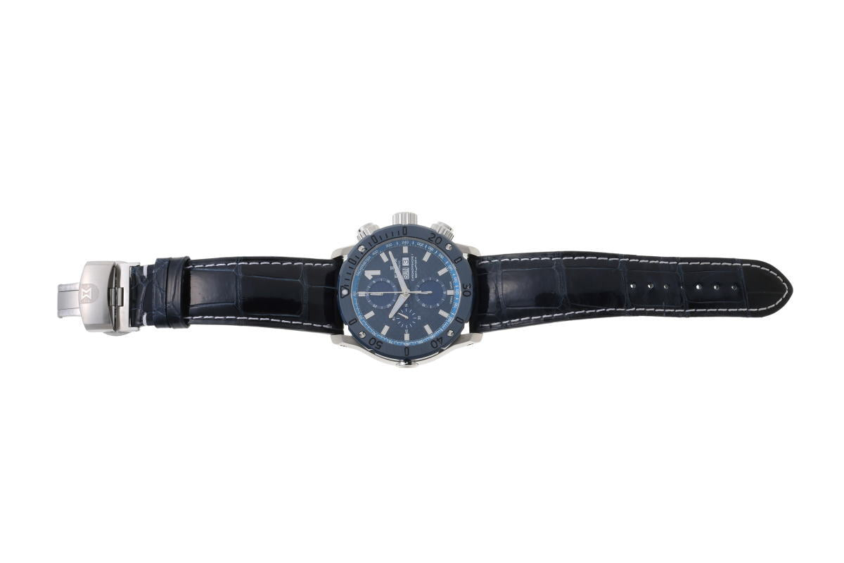 EDOX エドックス クロノオフショア1 クロノグラフ デイデイト オートマチック ※難あり 01122-3BU3-BUIN3-L SS / CE メンズ 時計 2610053