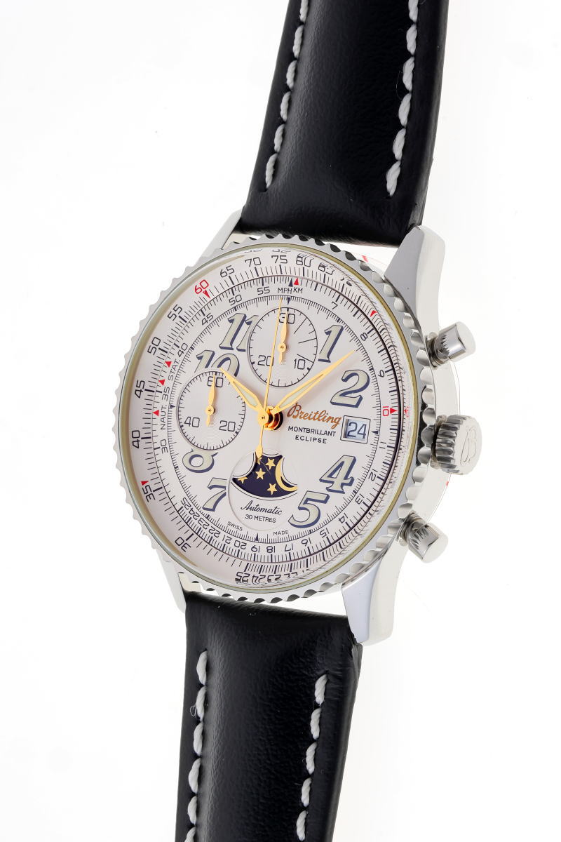 BREITLING ブライトリング ナビタイマー モンブリラン エクリプス オートマチック A43030 SS メンズ 時計 2610055