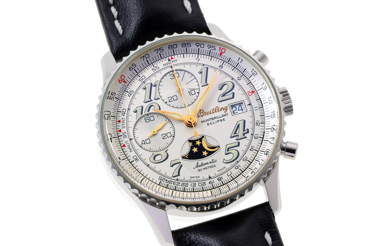 BREITLING ブライトリング ナビタイマー モンブリラン エクリプス オートマチック A43030 SS メンズ 時計 2610055