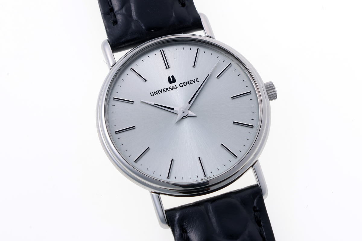 Universal Geneve ユニバーサルジュネーブ ラウンドウォッチ 手巻 Cal.2-42 842205 SS メンズ 時計 2610057