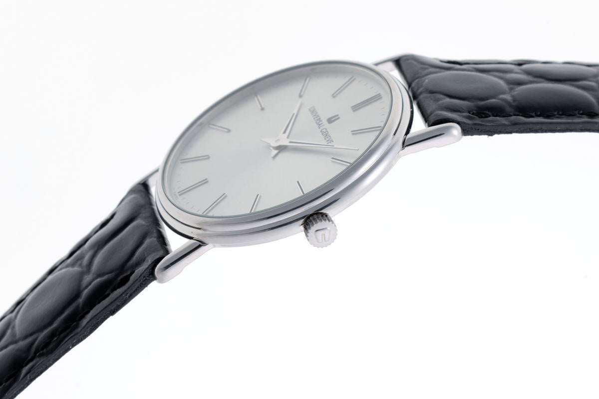 Universal Geneve ユニバーサルジュネーブ ラウンドウォッチ 手巻 Cal.2-42 842205 SS メンズ 時計 2610057