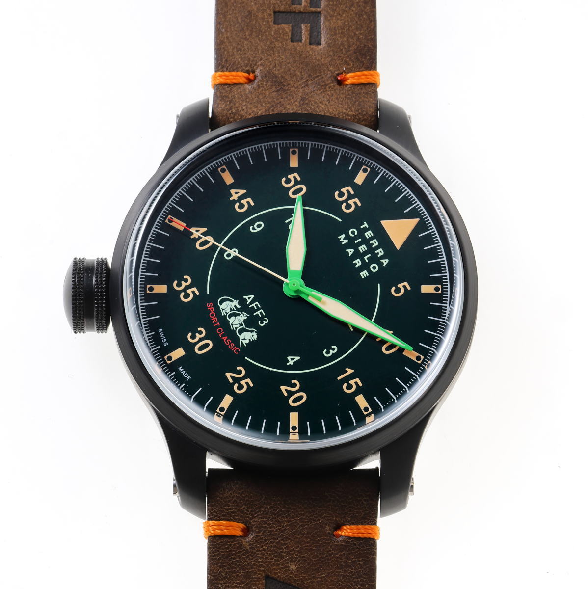 TERRA CIELO MARE テッラチエロマーレ AFF3 スポーツクラシック オートマチック TC7064-SC-1/00A SS PVD メンズ 時計 2610059