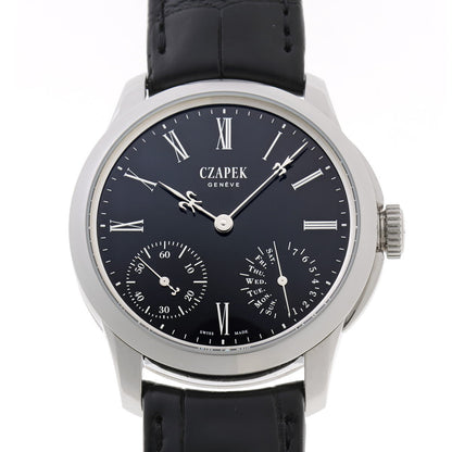 CZAPEK  チャペック ケ・デ・ベルク ブラックエナメル S 手巻 Cal.SHX1 ファーストピース Black Enamel S SS メンズ 時計 2610065
